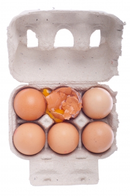 Box of broken eggs. Image source: artur84, Freedigitalphotos.net